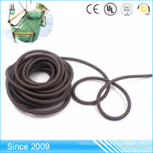 Outdoor 9core Usage Strong Reflective Tent polyester Climbing Rope with pvc and tpe coated